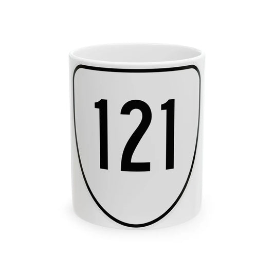 Virginia 121 1956 (Virginia) (Road Sign) White Coffee Mug 11oz - Go Mug Yourself
