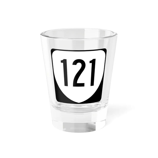 Virginia 121 1980 (Virginia) (Road Sign) Shot Glass 1.5oz 1.5oz - Go Mug Yourself