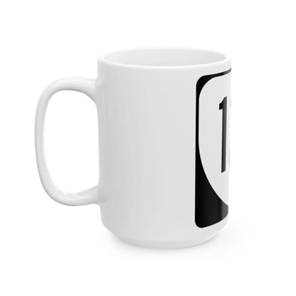 Virginia 121 1980 (Virginia) (Road Sign) White Coffee Mug - Go Mug Yourself