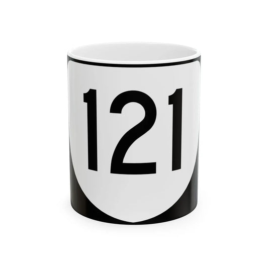 Virginia 121 (Virginia) (Road Sign) White Coffee Mug 11oz - Go Mug Yourself