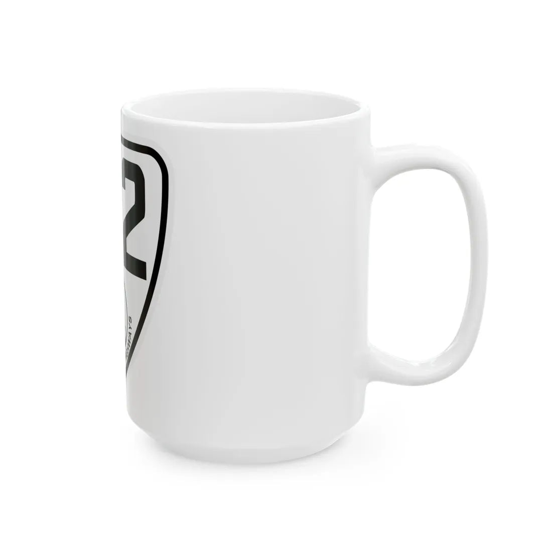 Virginia 122 1924 (Virginia) (Road Sign) White Coffee Mug - Go Mug Yourself