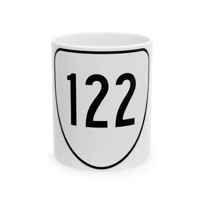 Virginia 122 1956 (Virginia) (Road Sign) White Coffee Mug 11oz - Go Mug Yourself