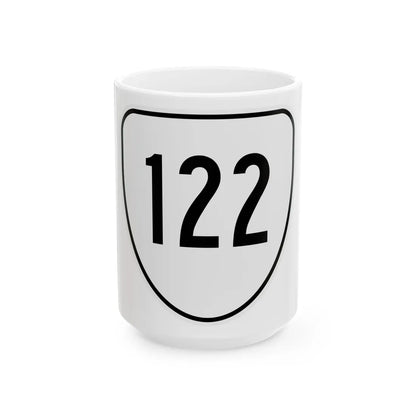 Virginia 122 1956 (Virginia) (Road Sign) White Coffee Mug 15oz - Go Mug Yourself