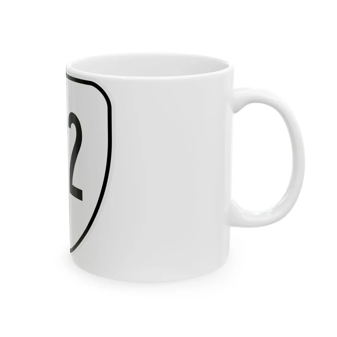 Virginia 122 1956 (Virginia) (Road Sign) White Coffee Mug - Go Mug Yourself