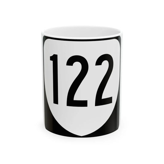 Virginia 122 1980 (Virginia) (Road Sign) White Coffee Mug 11oz - Go Mug Yourself