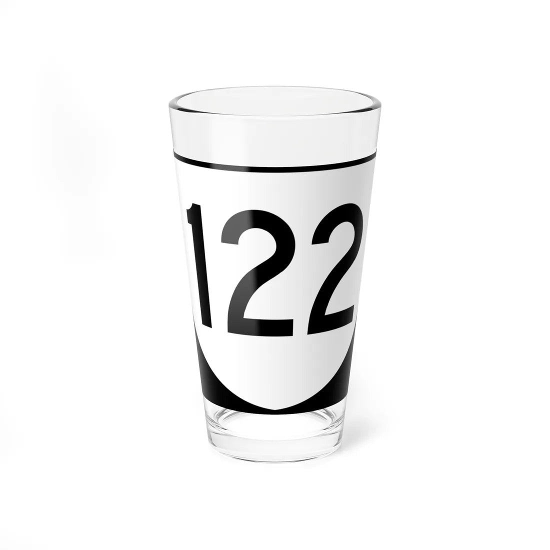 Virginia 122 (Virginia) (Road Sign) Pint Glss 16oz 16oz - Go Mug Yourself