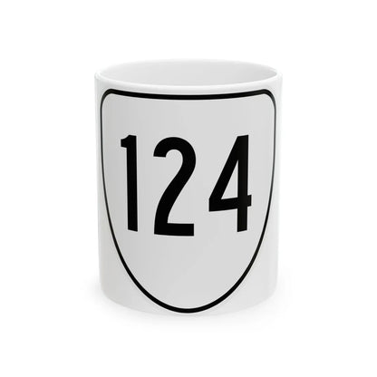 Virginia 124 1956 (Virginia) (Road Sign) White Coffee Mug 11oz - Go Mug Yourself