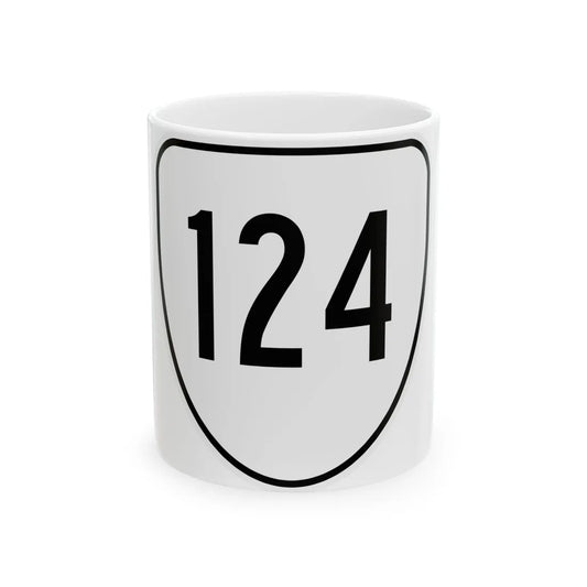 Virginia 124 1956 (Virginia) (Road Sign) White Coffee Mug 11oz - Go Mug Yourself