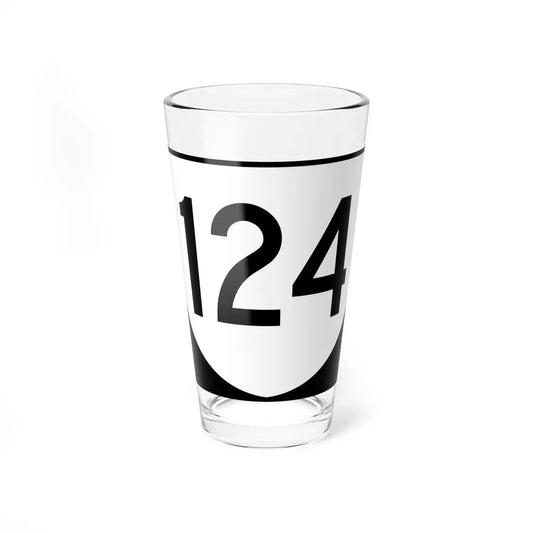 Virginia 124 (Virginia) (Road Sign) Pint Glass 16oz 16oz - Go Mug Yourself