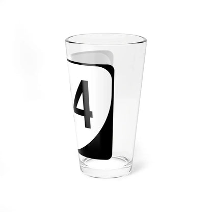 Virginia 124 (Virginia) (Road Sign) Pint Glass 16oz - Go Mug Yourself