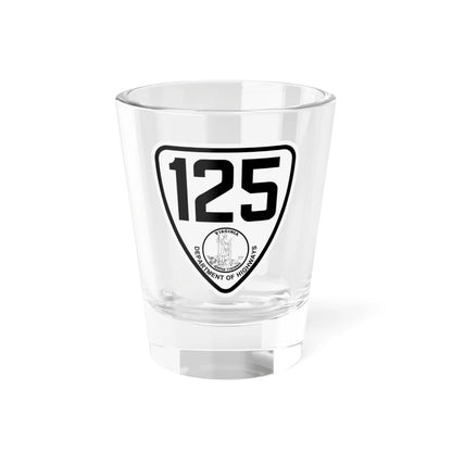 Virginia 125 1924 (Virginia) (Road Sign) Shot Glass 1.5oz 1.5oz - Go Mug Yourself