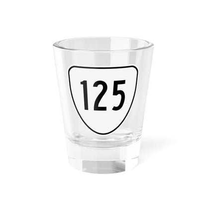 Virginia 125 1956 (Virginia) (Road Sign) Shot Glass 1.5oz 1.5oz - Go Mug Yourself