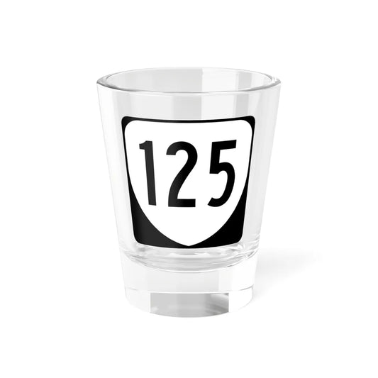 Virginia 125 1980 (Virginia) (Road Sign) Shot Glass 1.5oz 1.5oz - Go Mug Yourself