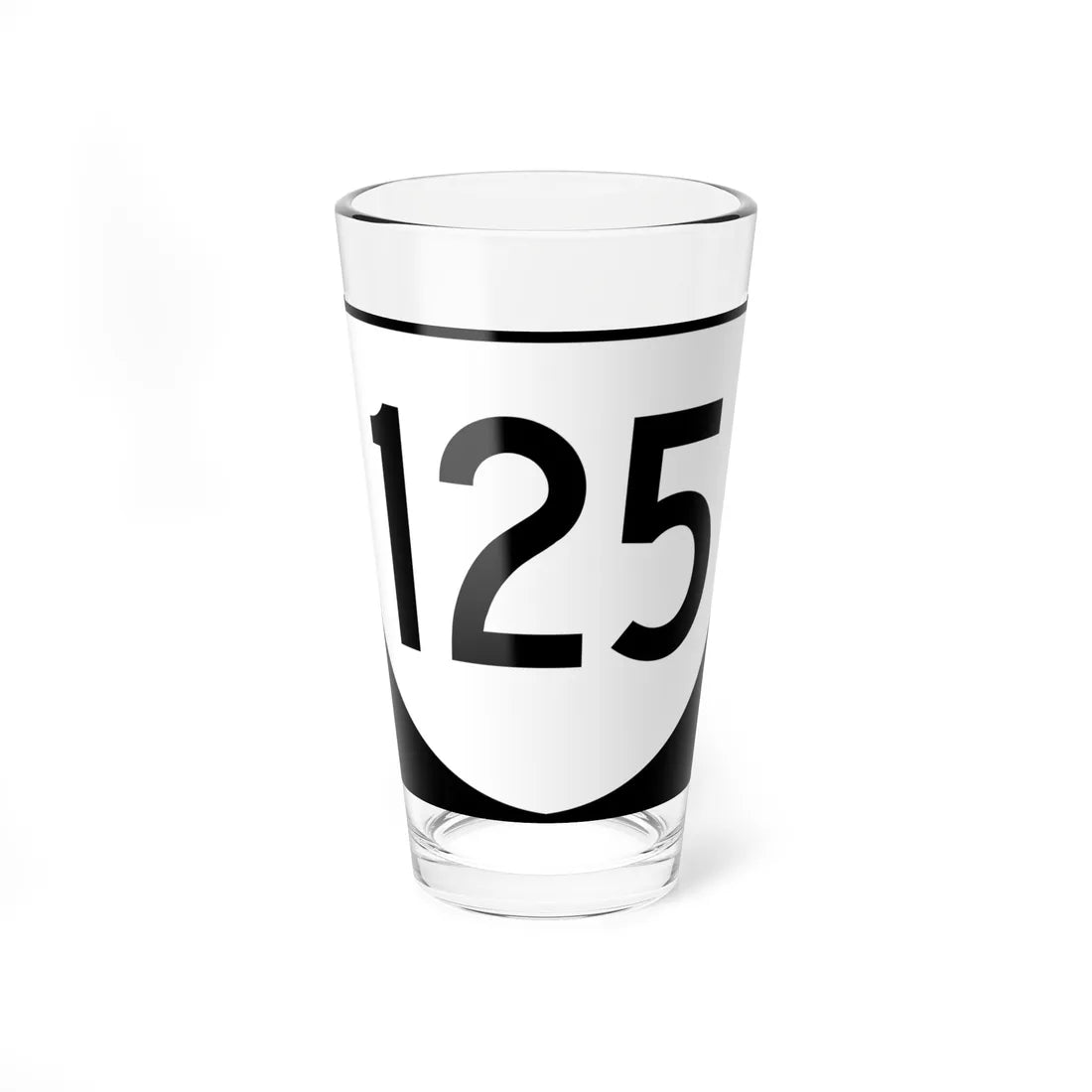 Virginia 125 (Virginia) (Road Sign) Pint Glss 16oz 16oz - Go Mug Yourself