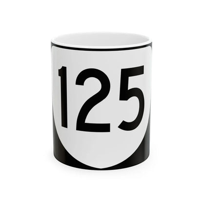 Virginia 125 (Virginia) (Road Sign) White Coffee Mug 11oz - Go Mug Yourself
