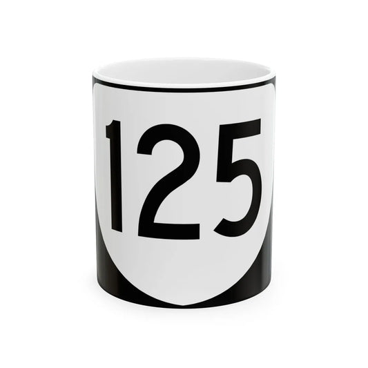 Virginia 125 (Virginia) (Road Sign) White Coffee Mug 11oz - Go Mug Yourself