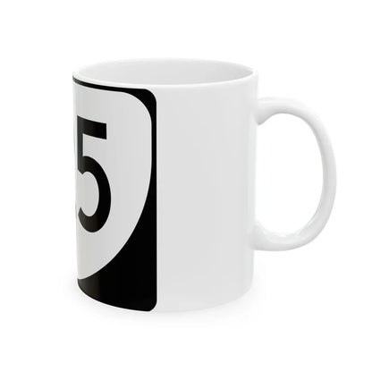 Virginia 125 (Virginia) (Road Sign) White Coffee Mug - Go Mug Yourself