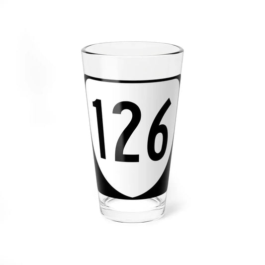 Virginia 126 1980 (Virginia) (Road Sign) Pint Glass 16oz 16oz - Go Mug Yourself