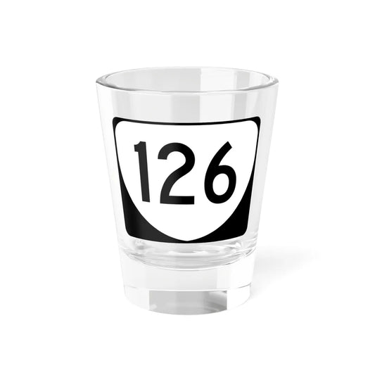Virginia 126 (Virginia) (Road Sign) Shot Glass 1.5oz 1.5oz - Go Mug Yourself