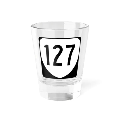 Virginia 127 1980 (Virginia) (Road Sign) Shot Glass 1.5oz 1.5oz - Go Mug Yourself