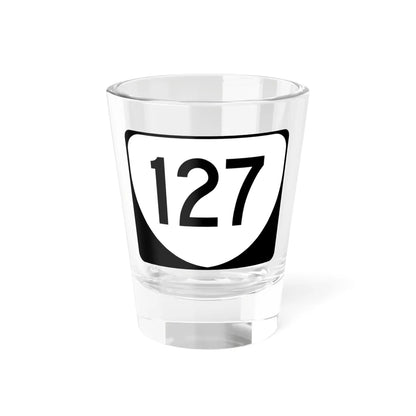 Virginia 127 (Virginia) (Road Sign) Shot Glass 1.5oz 1.5oz - Go Mug Yourself