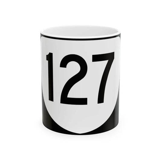 Virginia 127 (Virginia) (Road Sign) White Coffee Mug 11oz - Go Mug Yourself