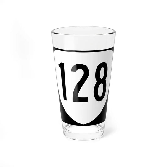 Virginia 128 1980 (Virginia) (Road Sign) Pint Glass 16oz 16oz - Go Mug Yourself