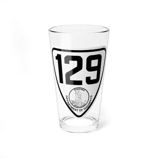 Virginia 129 1924 (Virginia) (Road Sign) Pint Glass 16oz 16oz - Go Mug Yourself