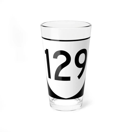 Virginia 129 (Virginia) (Road Sign) Pint Glass 16oz 16oz - Go Mug Yourself