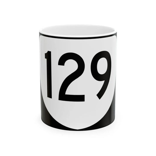 Virginia 129 (Virginia) (Road Sign) White Coffee Mug 11oz - Go Mug Yourself