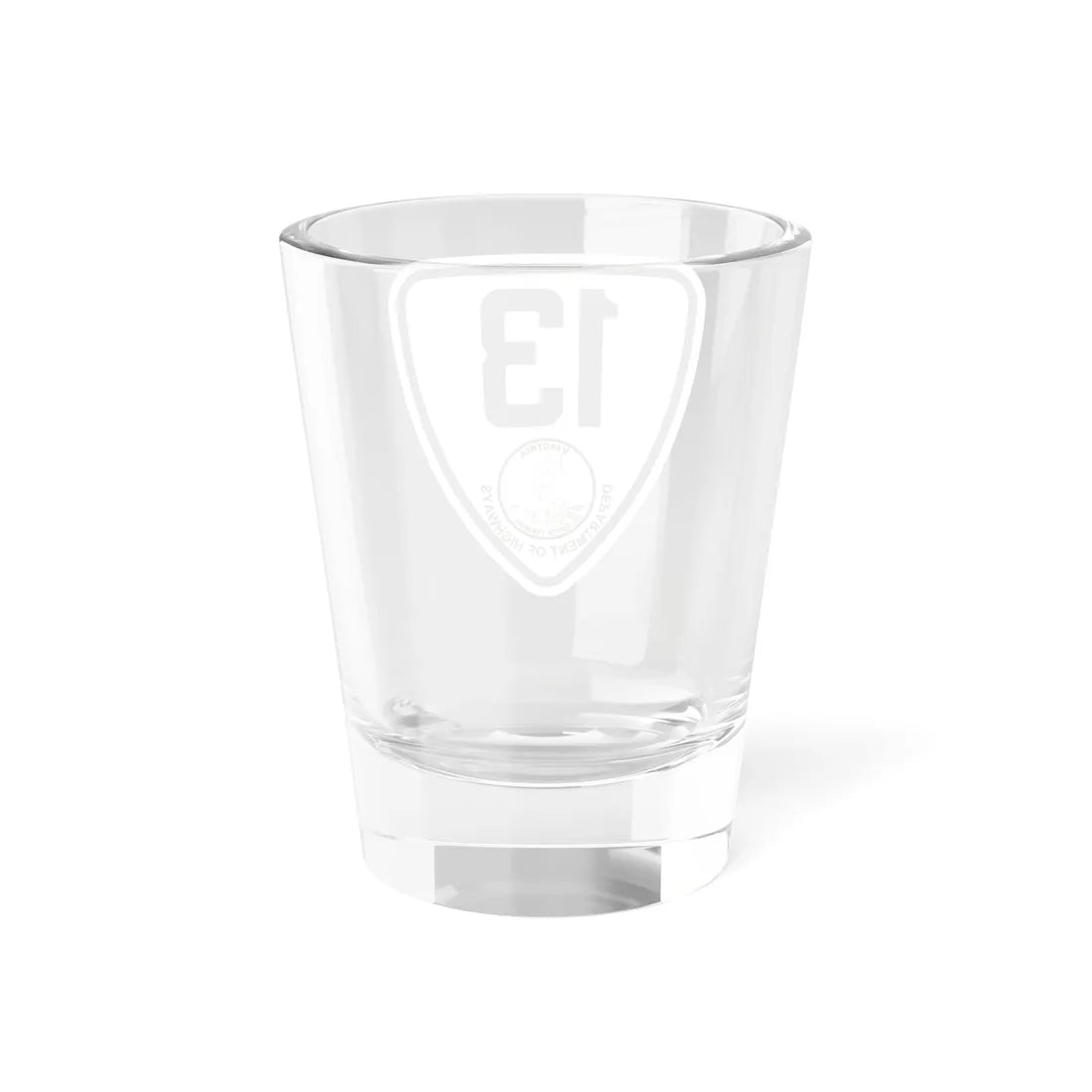 Virginia 13 1924 (Virginia) (Road Sign) Shot Glass 1.5oz - Go Mug Yourself