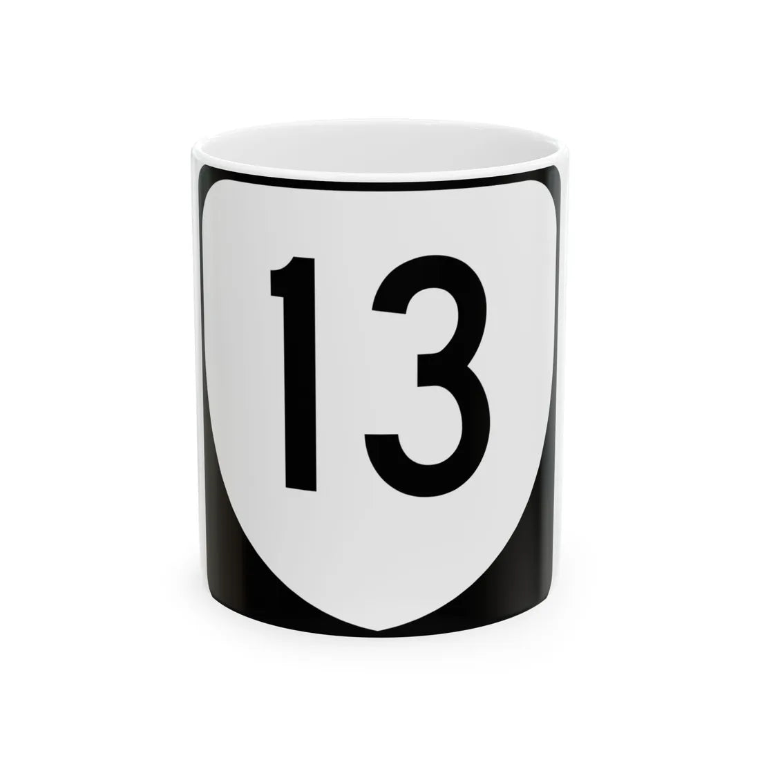 Virginia 13 (Virginia) (Road Sign) White Coffee Mug 11oz - Go Mug Yourself