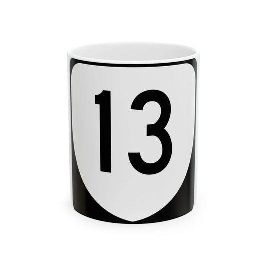 Virginia 13 (Virginia) (Road Sign) White Coffee Mug 11oz - Go Mug Yourself