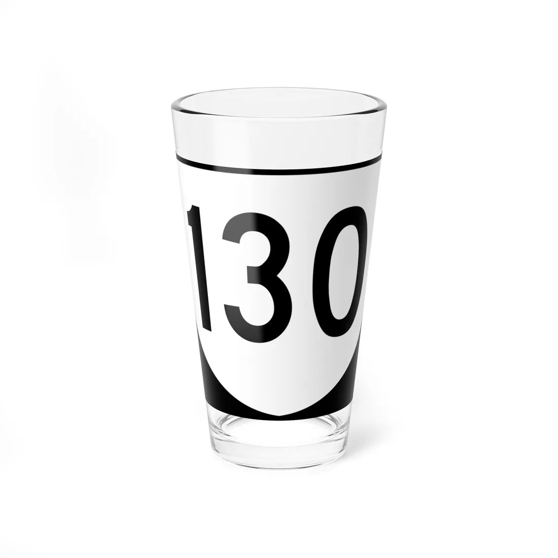 Virginia 130 (Virginia) (Road Sign) Pint Glss 16oz 16oz - Go Mug Yourself