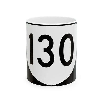 Virginia 130 (Virginia) (Road Sign) White Coffee Mug 11oz - Go Mug Yourself