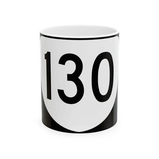 Virginia 130 (Virginia) (Road Sign) White Coffee Mug 11oz - Go Mug Yourself