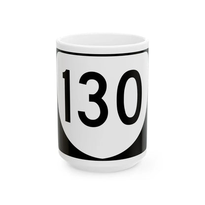 Virginia 130 (Virginia) (Road Sign) White Coffee Mug 15oz - Go Mug Yourself