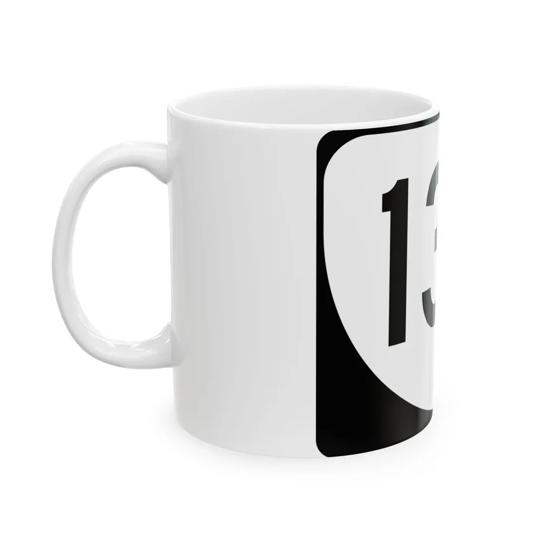 Virginia 130 (Virginia) (Road Sign) White Coffee Mug - Go Mug Yourself