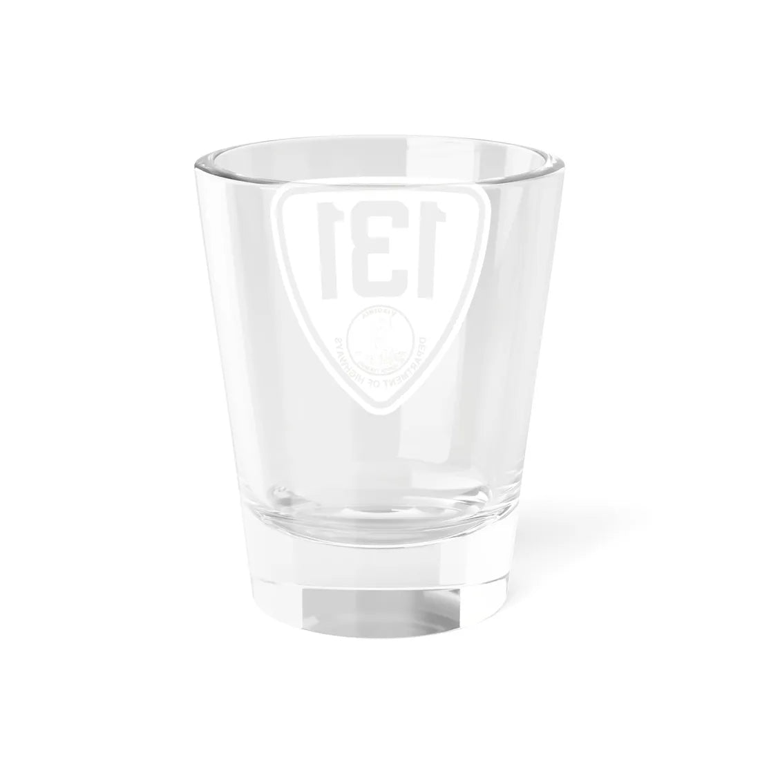 Virginia 131 1924 (Virginia) (Road Sign) Shot Glass 1.5oz - Go Mug Yourself