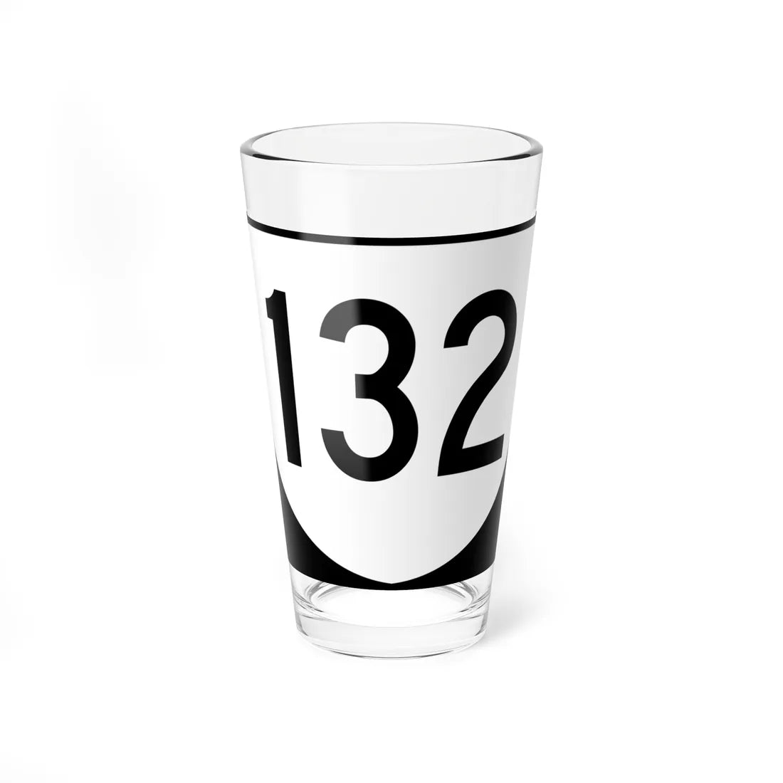 Virginia 132 (Virginia) (Road Sign) Pint Glss 16oz 16oz - Go Mug Yourself