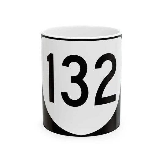 Virginia 132 (Virginia) (Road Sign) White Coffee Mug 11oz - Go Mug Yourself