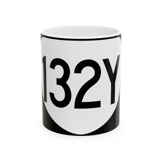 Virginia 132Y (Virginia) (Road Sign) White Coffee Mug 11oz - Go Mug Yourself