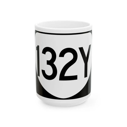 Virginia 132Y (Virginia) (Road Sign) White Coffee Mug 15oz - Go Mug Yourself