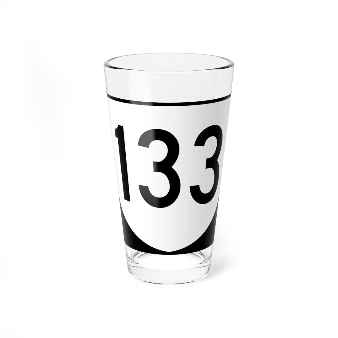 Virginia 133 (Virginia) (Road Sign) Pint Glss 16oz 16oz - Go Mug Yourself