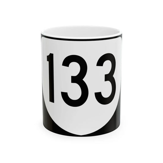 Virginia 133 (Virginia) (Road Sign) White Coffee Mug 11oz - Go Mug Yourself