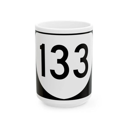 Virginia 133 (Virginia) (Road Sign) White Coffee Mug 15oz - Go Mug Yourself