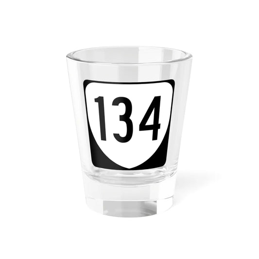Virginia 134 1980 (Virginia) (Road Sign) Shot Glass 1.5oz 1.5oz - Go Mug Yourself