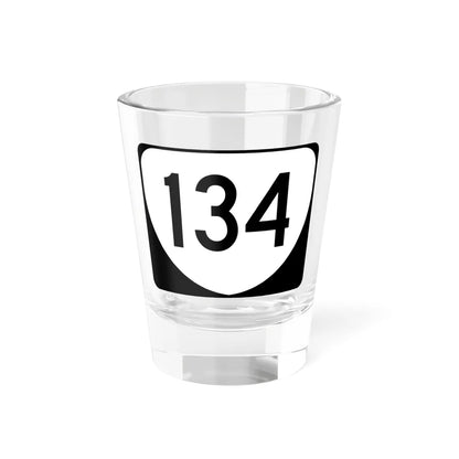 Virginia 134 (Virginia) (Road Sign) Shot Glass 1.5oz 1.5oz - Go Mug Yourself