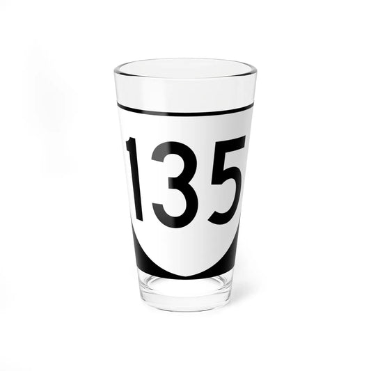 Virginia 135 (Virginia) (Road Sign) Pint Glss 16oz 16oz - Go Mug Yourself