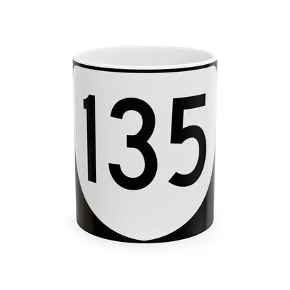 Virginia 135 (Virginia) (Road Sign) White Coffee Mug 11oz - Go Mug Yourself